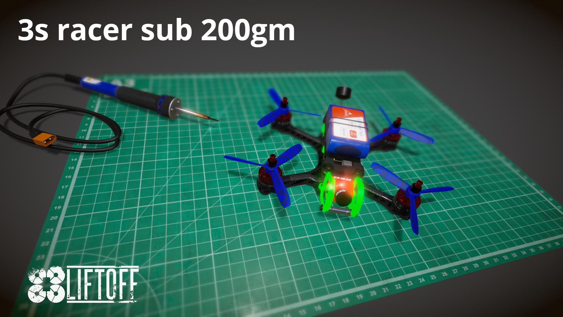 3s racer sub 200gm