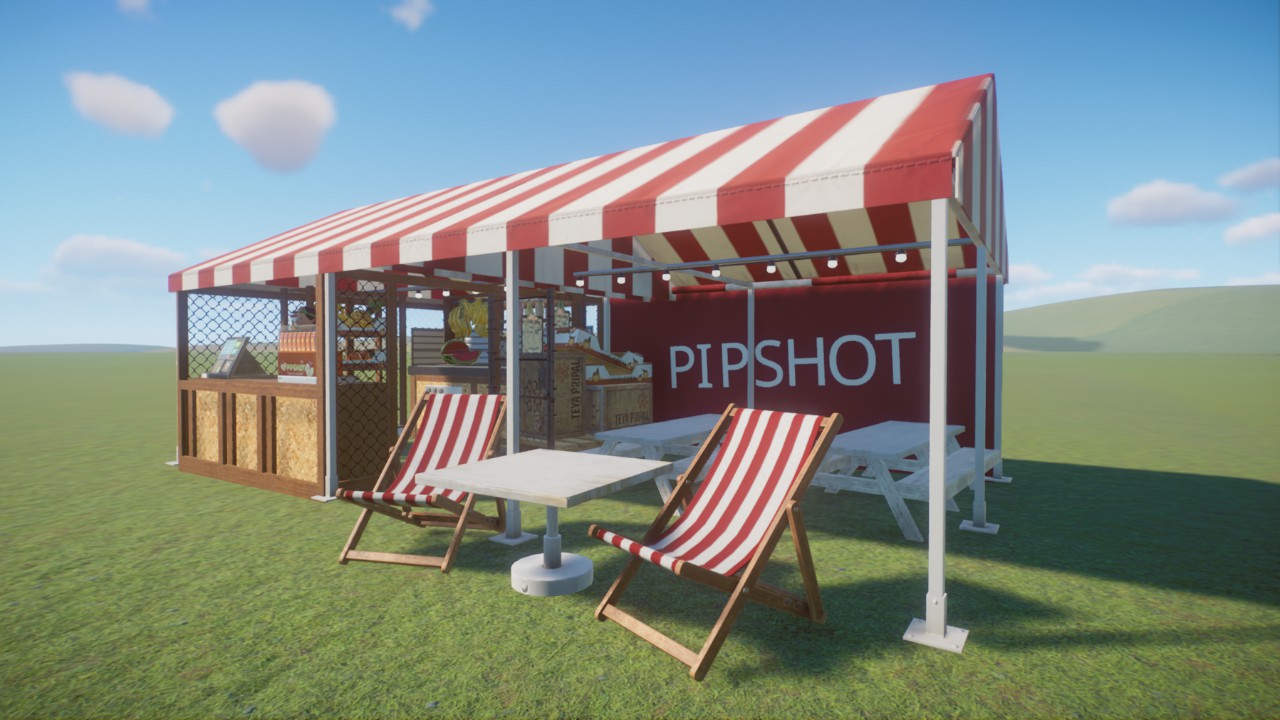 Pipshot Smoothie Market Stall