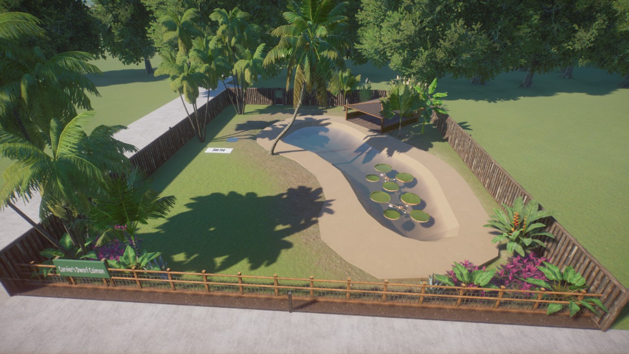 Starter Curvier's Dwarf Caiman Habitat by PlasticSwans