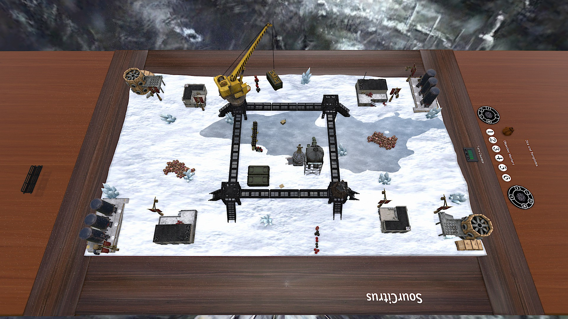 Warhammer 40k Map: Ice Mines of Galcius