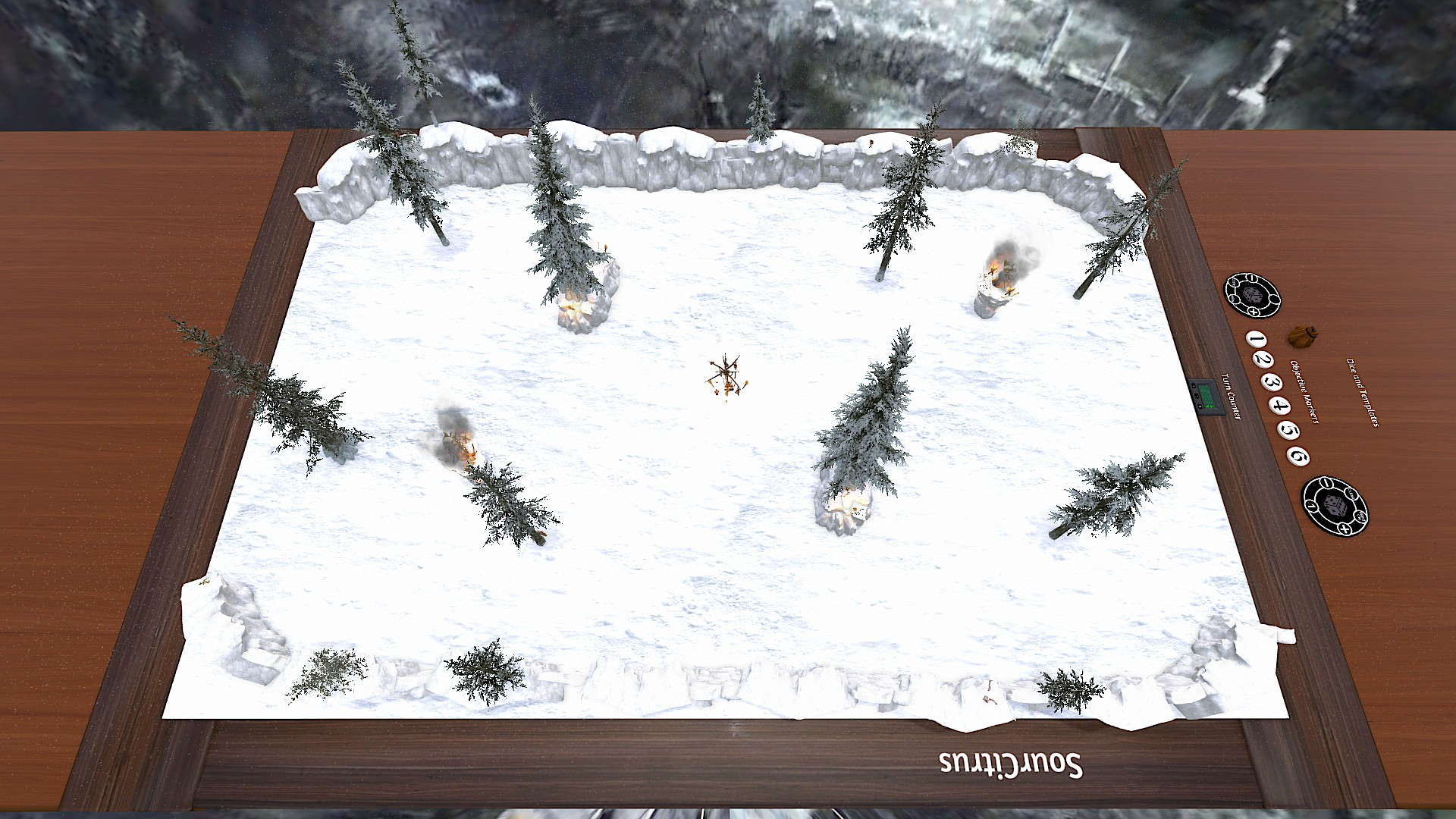 Warhammer Fantasy Map: Battle of Ice-Tooth Pass
