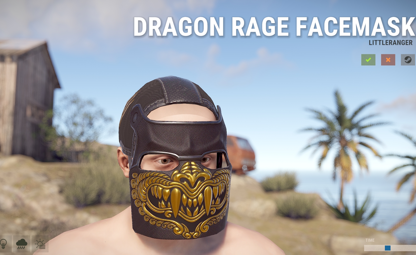 Dragon Rage Facemask