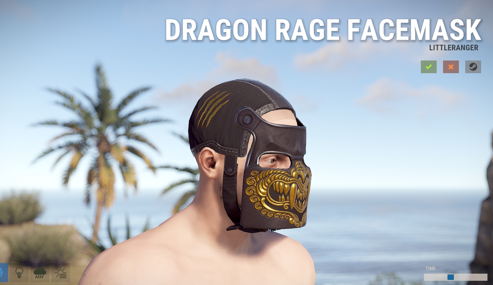 Dragon Rage Facemask
