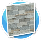 Unlineare Fliesen Wand