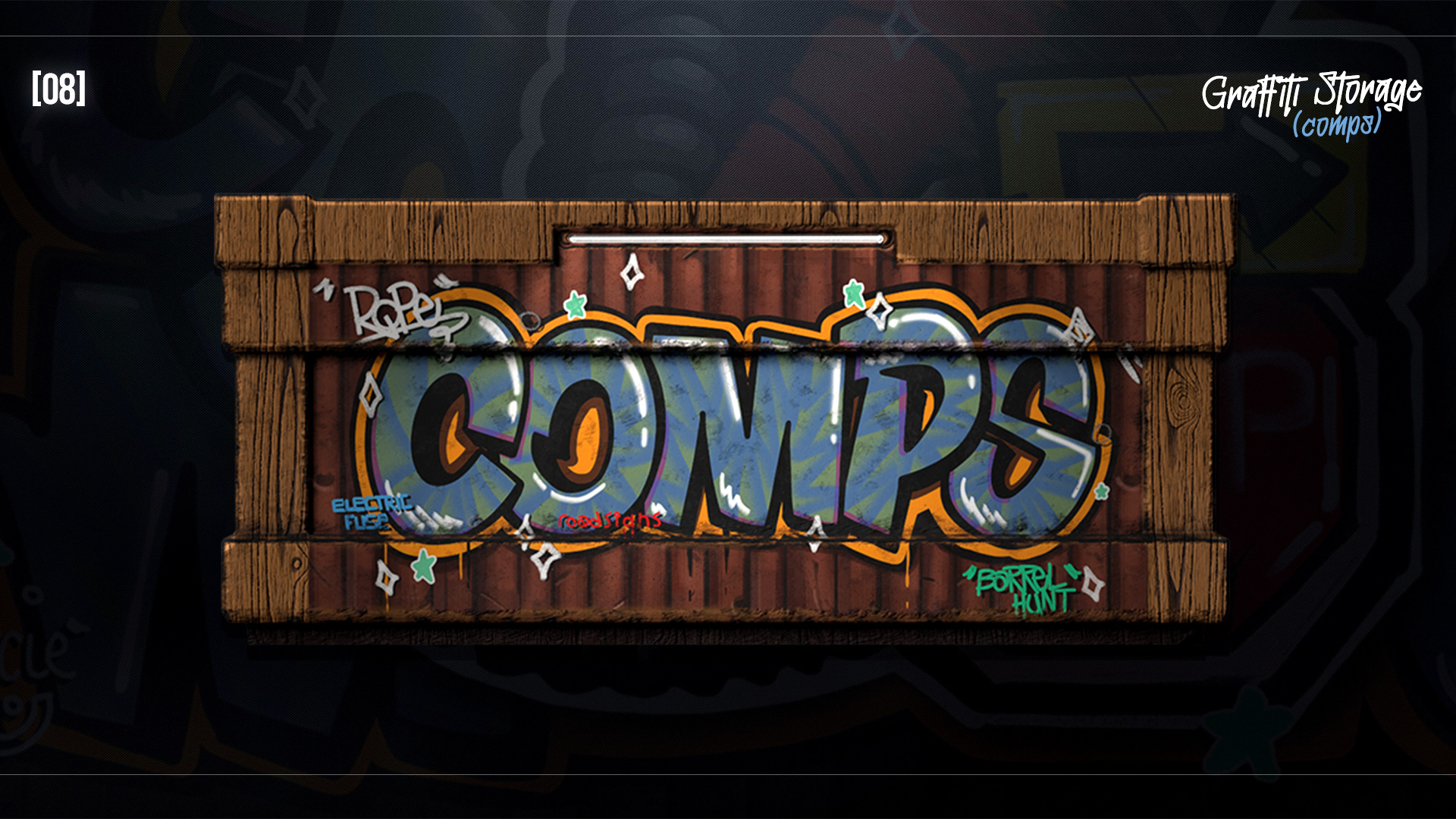 Graffiti Component Storage