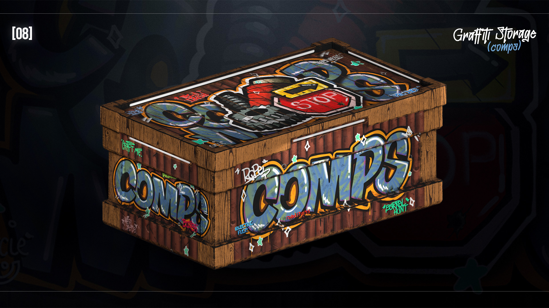 Graffiti Component Storage