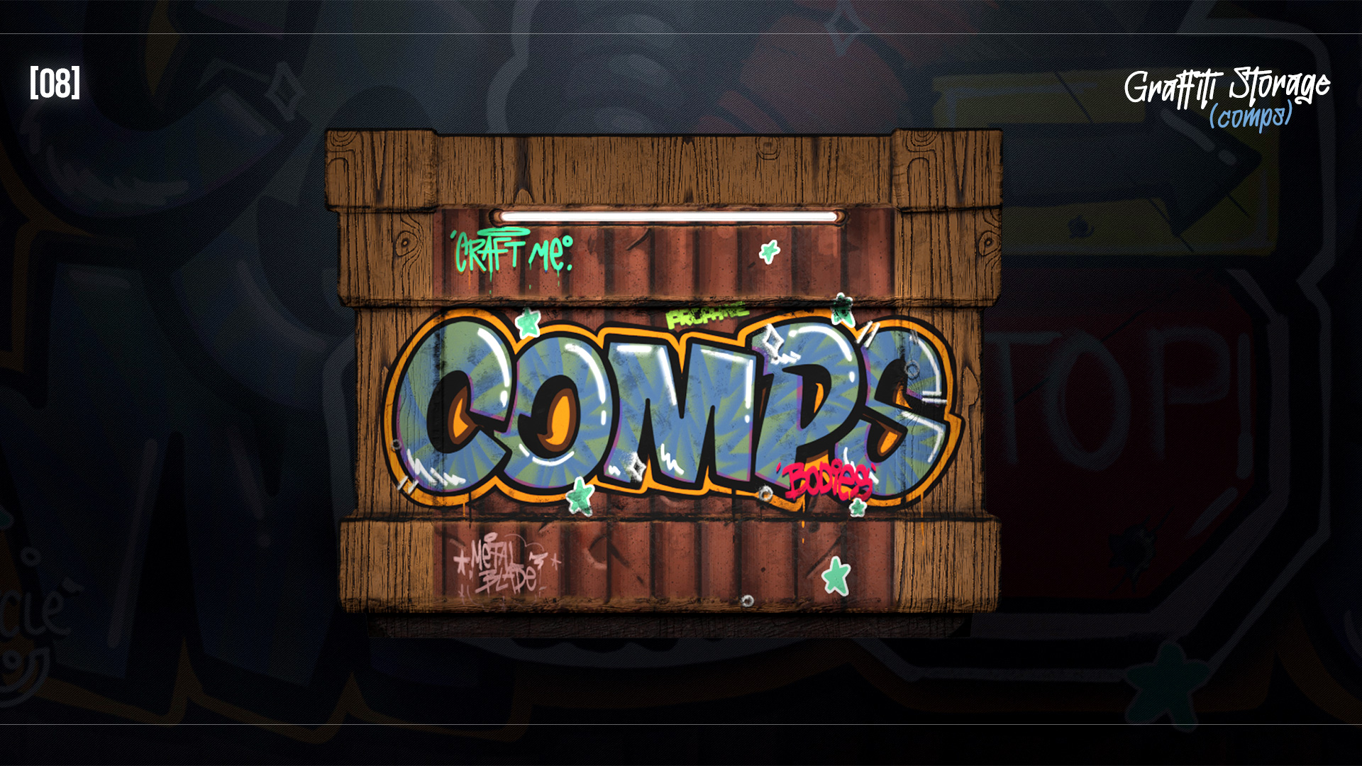 Graffiti Component Storage