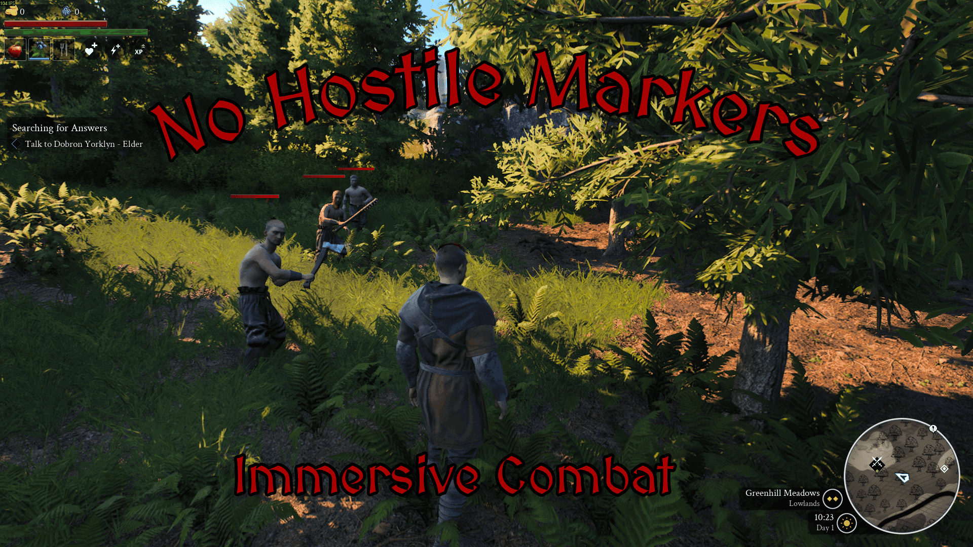 No Hostile Markers - Immersive Combat