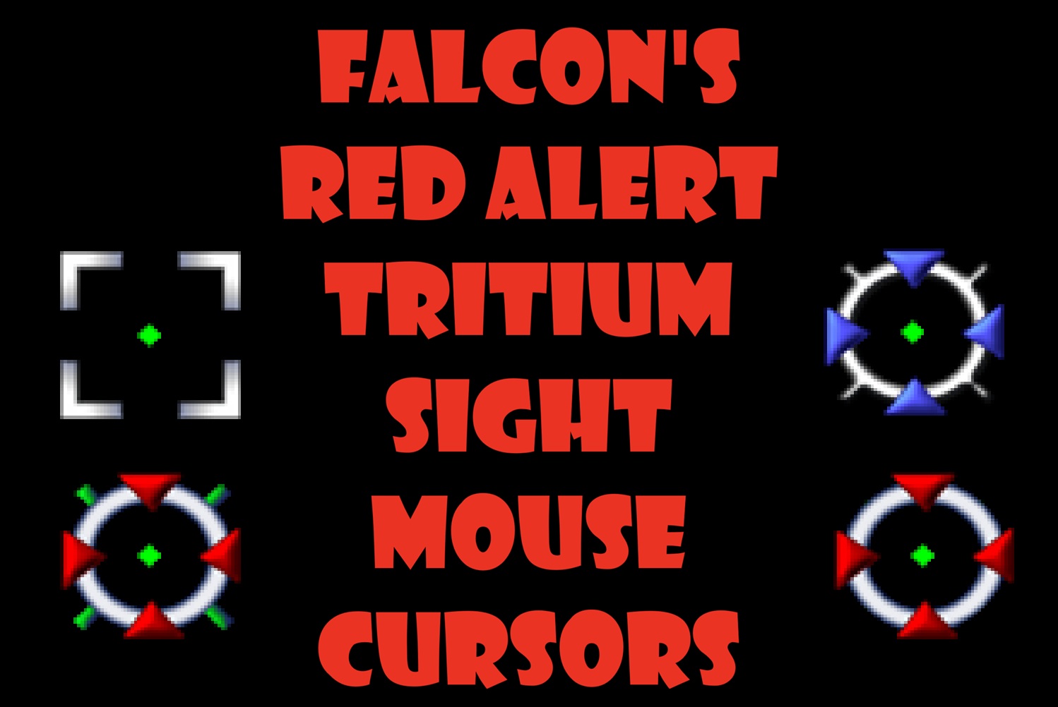Falcon's Tritium Sight Mouse Cursors