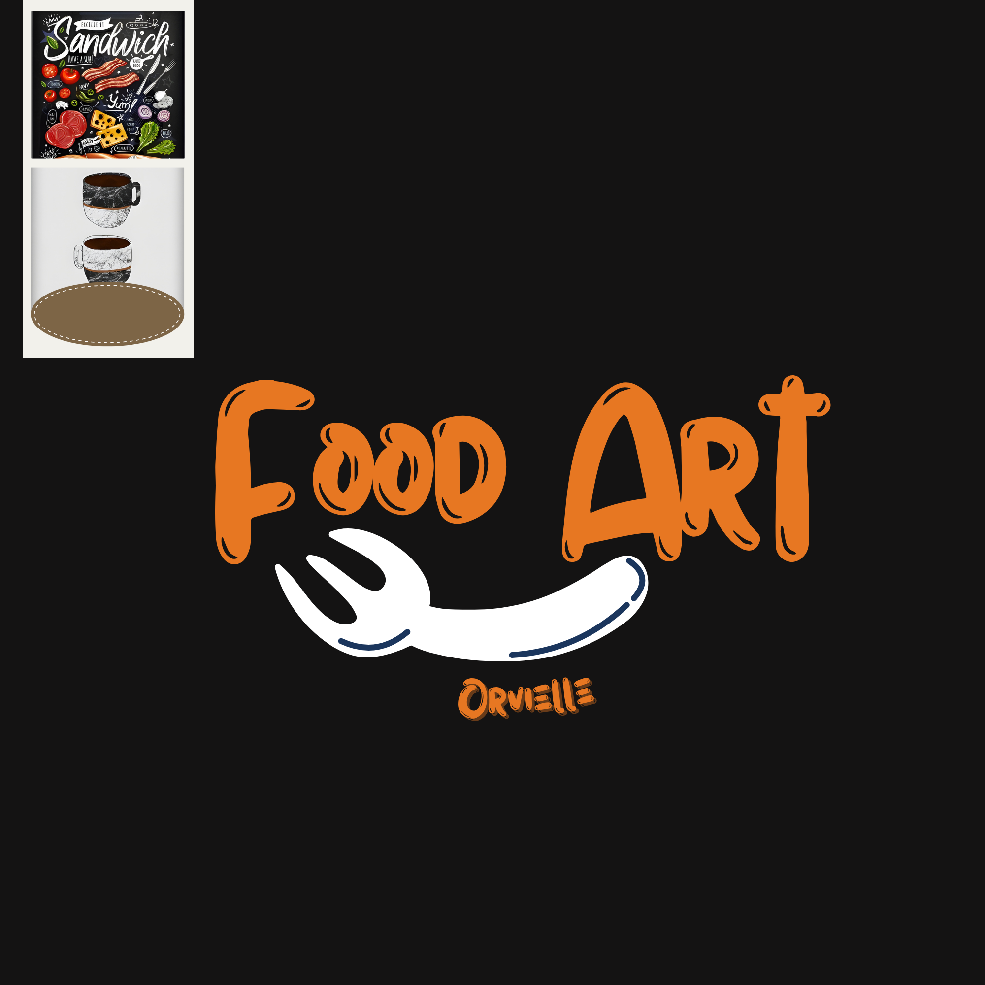 Orvielle - Food & Cafe Art