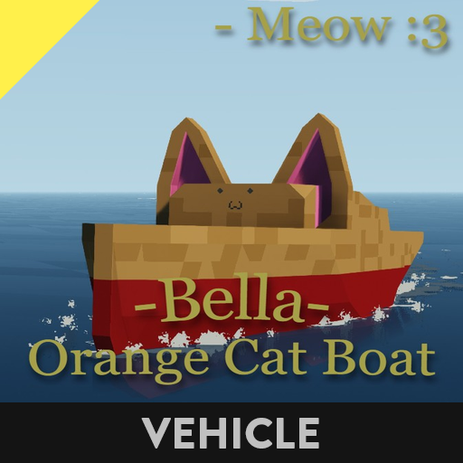 - Bella -  Orange Cat Boat
