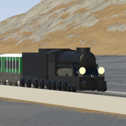 Small 424 009 + "100 éves a 424" Consist