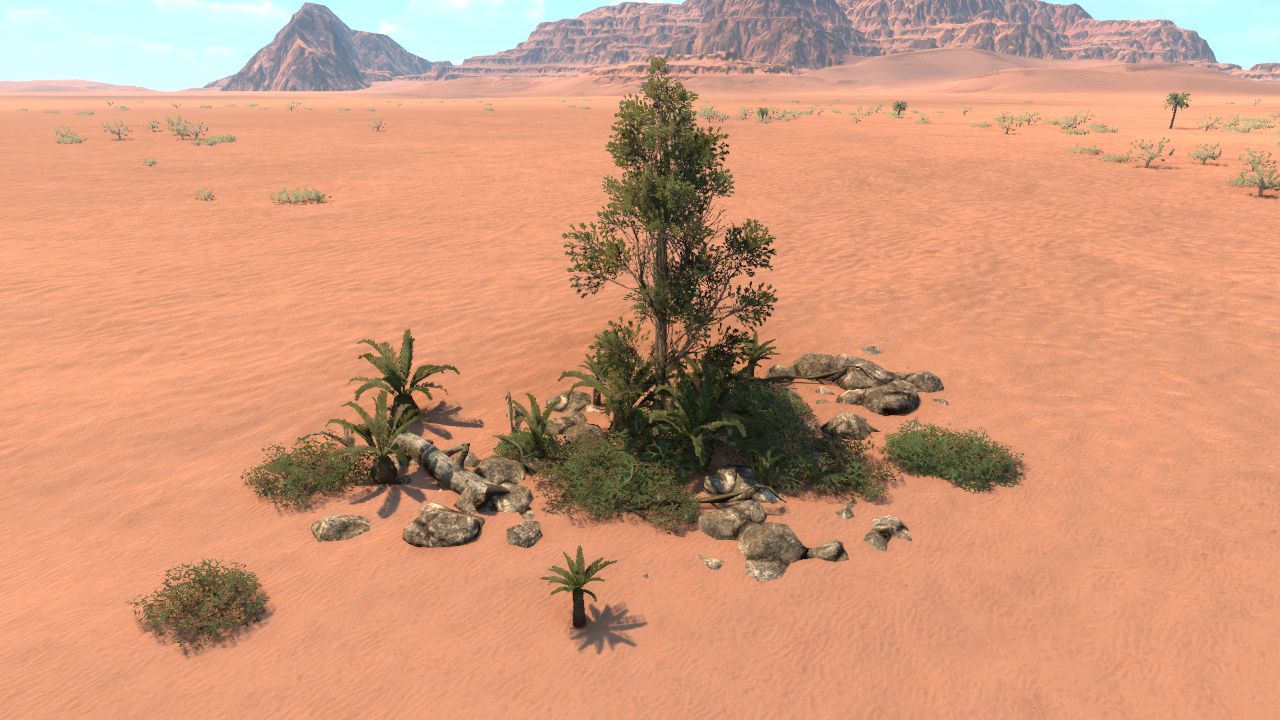 Scrubland paleo cluster