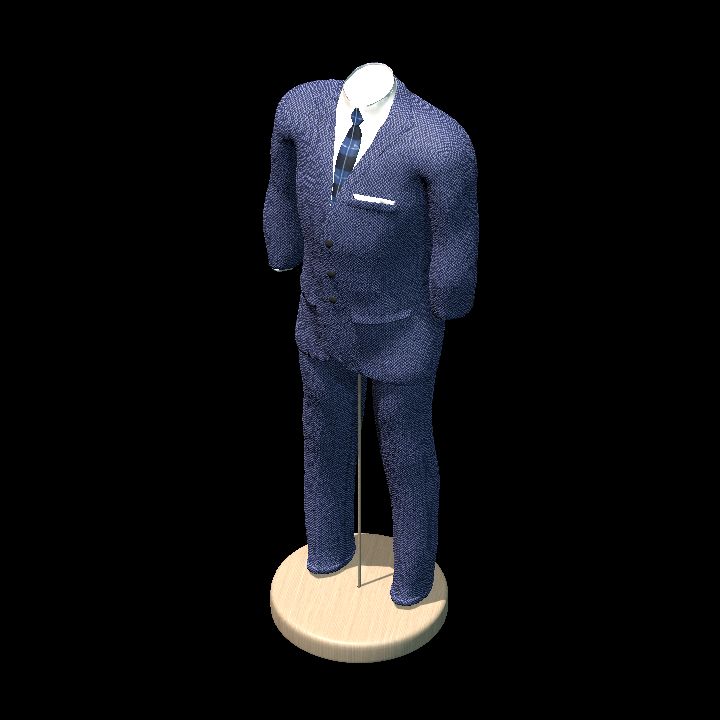 Suit on stand 5