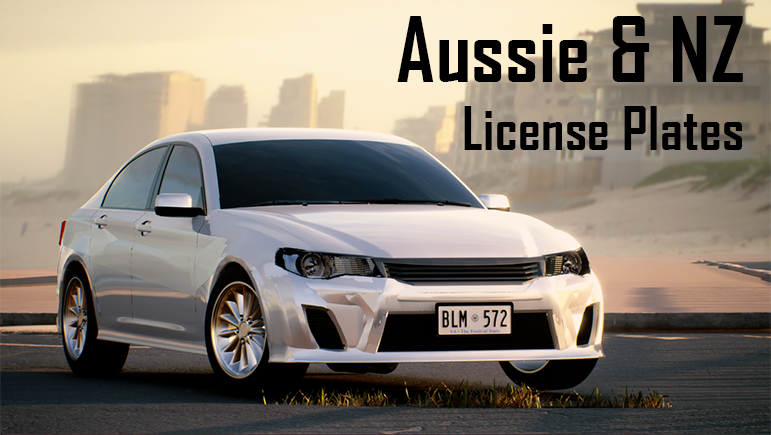 Australian & NZ License Plates