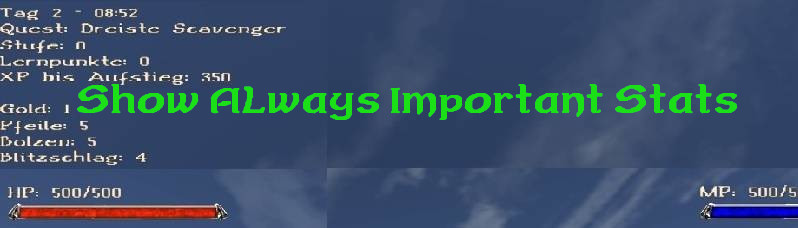 Show Always Important Stats