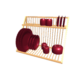 Hanging Crockery Shelf