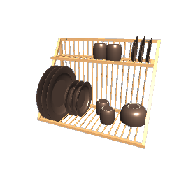 Hanging Crockery Shelf
