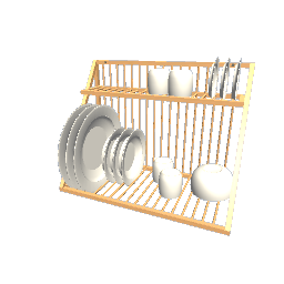 Hanging Crockery Shelf