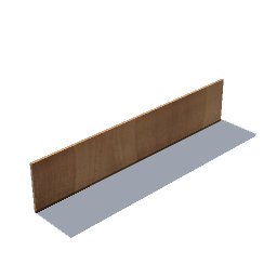 Wood-glass shelf