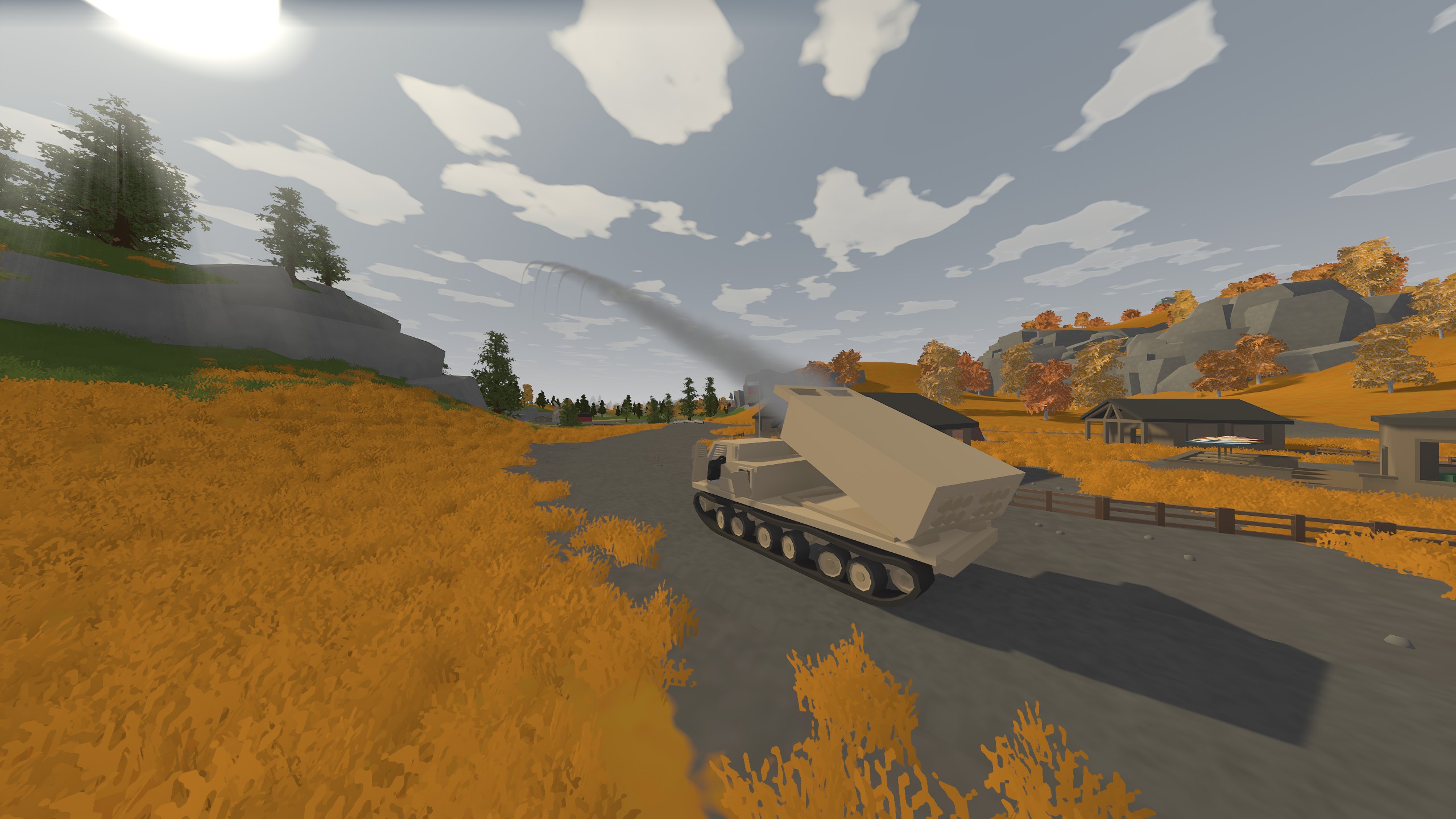 Rust MLRS Vehicle with Precision Aiming System