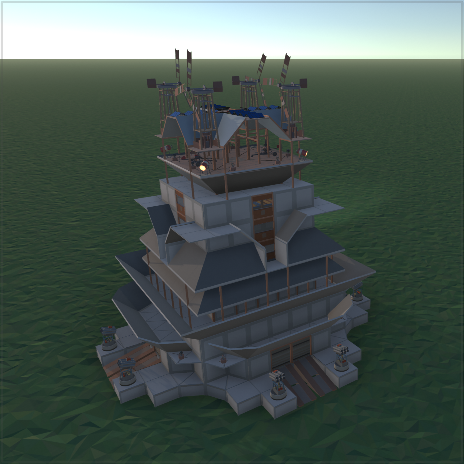 Rust Deco Tower
