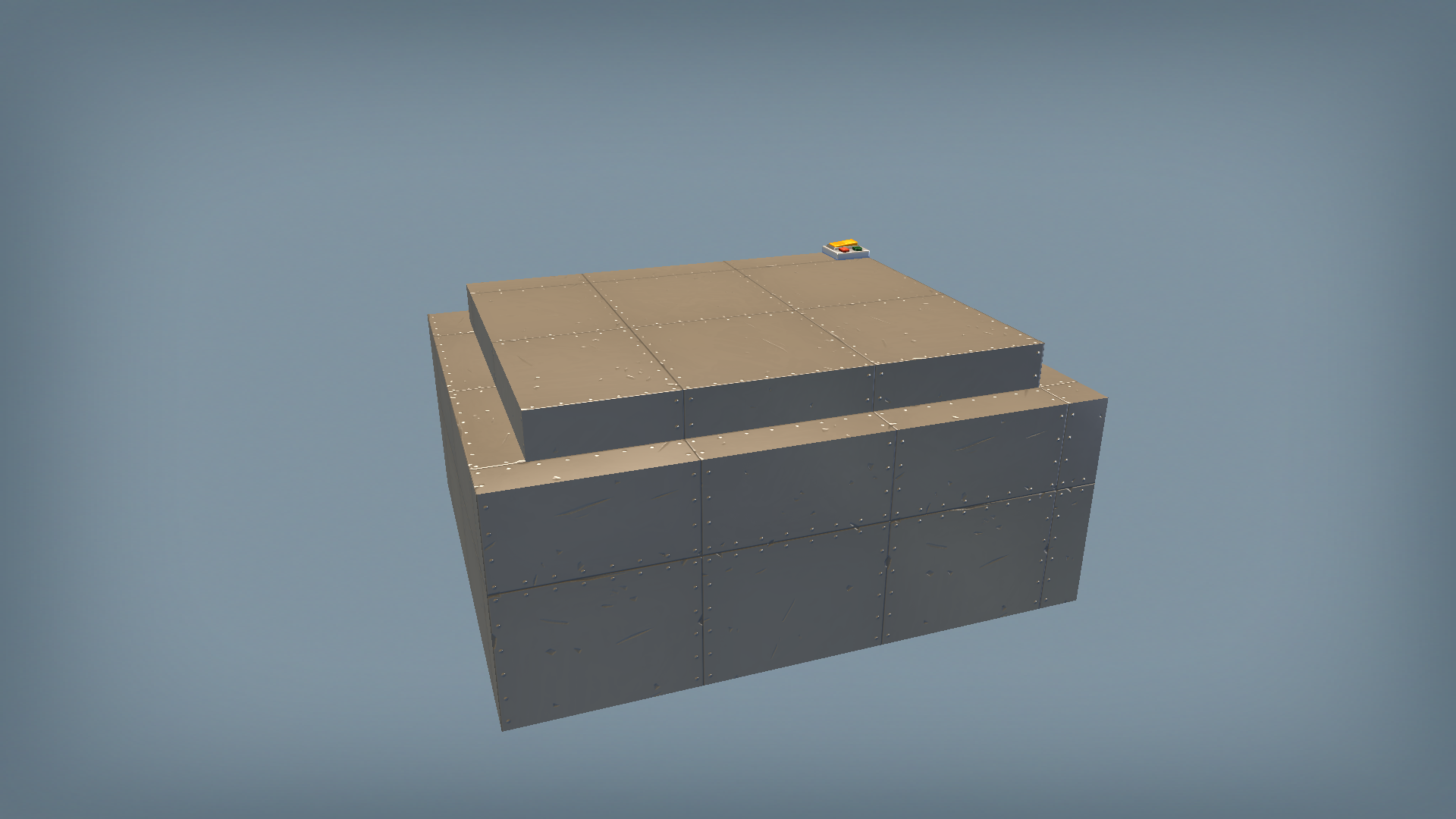 cow in box that opens
