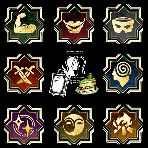 属性表示MOD（情報/書物/料理）