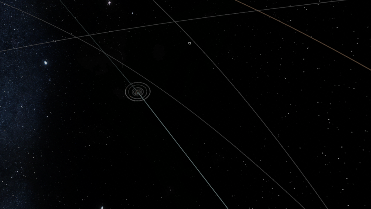 Solar System+Dwarf Planets with barycenters
