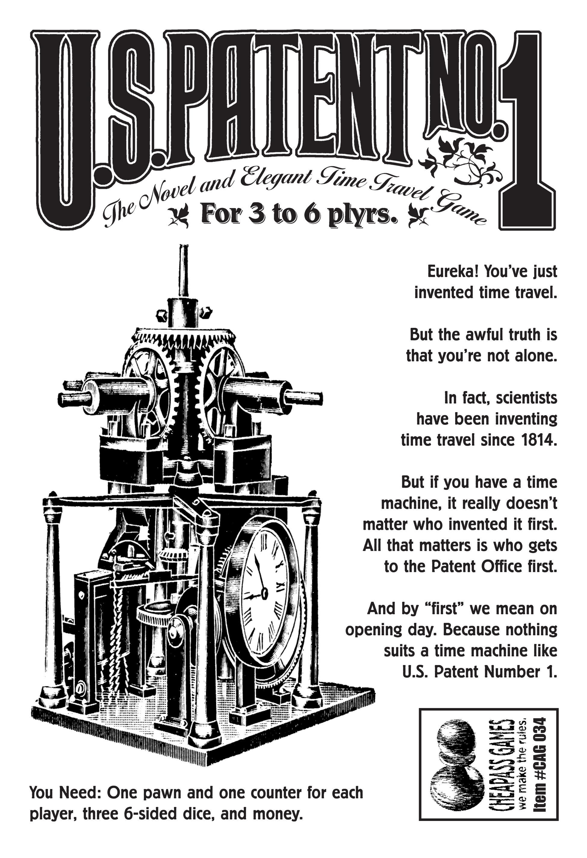 U.S. Patent No. 1 [CAG]