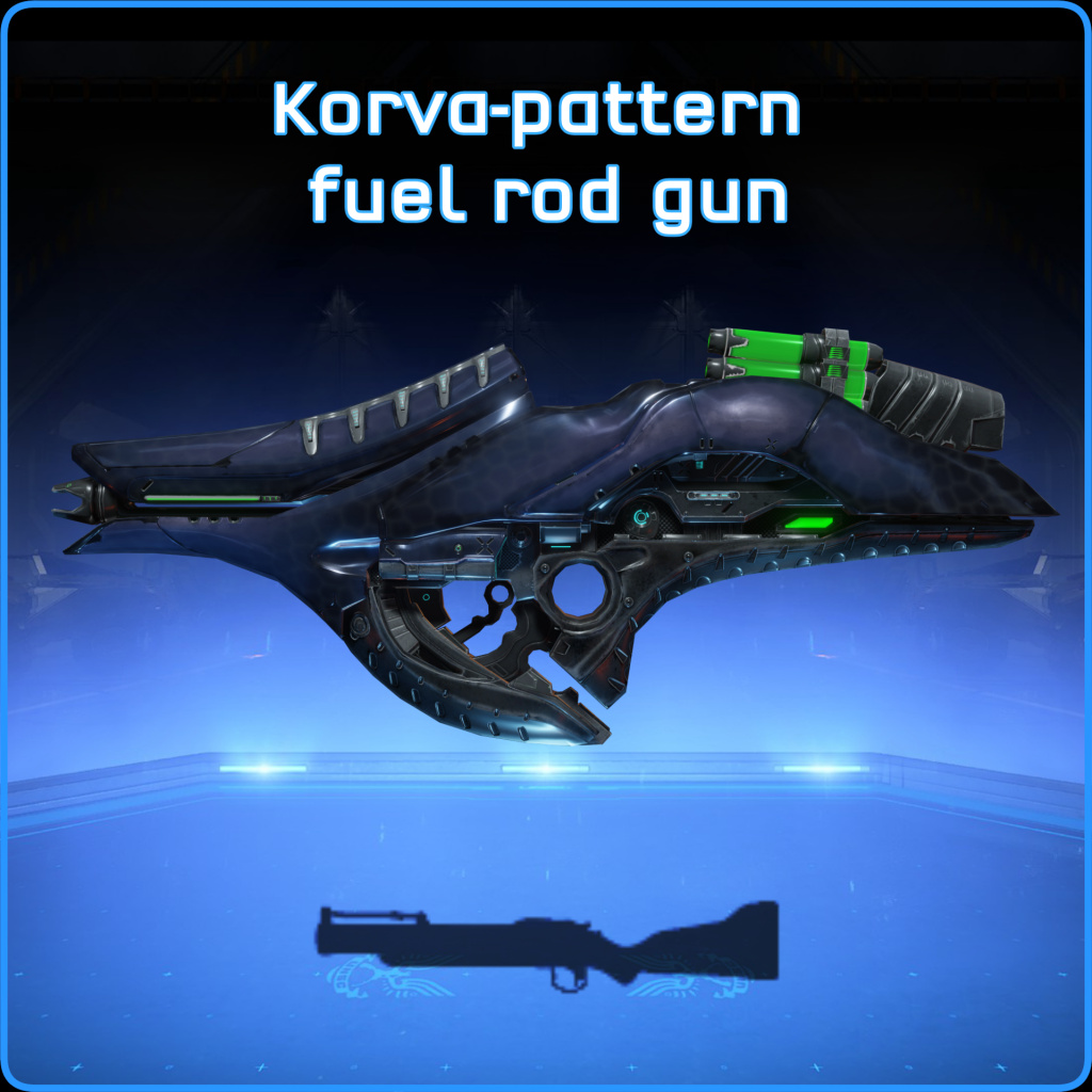Korva-pattern fuel rod gun (Grenade Launcher) preview