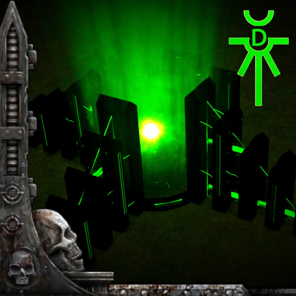 D's Necron Turret - 40k preview
