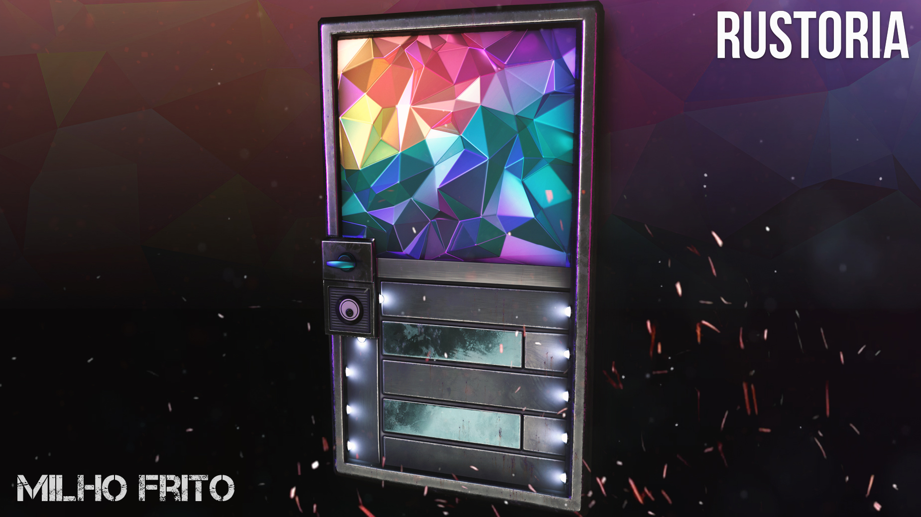 Rustoria Sheet Metal Door