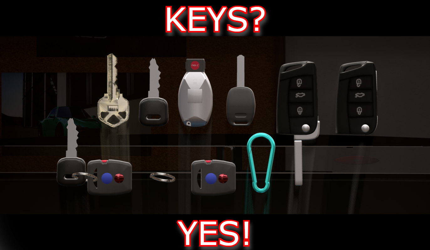 Keys for cars+