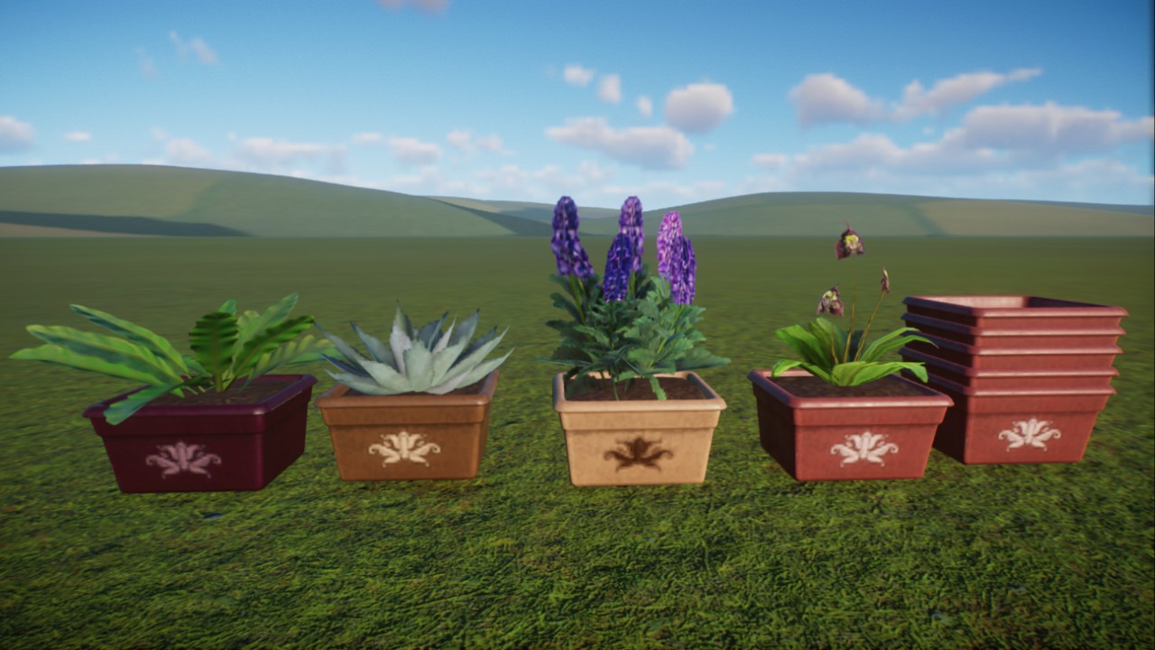 Anna's: Little planted pots - GiftShopProps