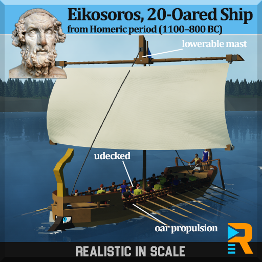 Eikosoros 20-Oared Ship - RAMBO