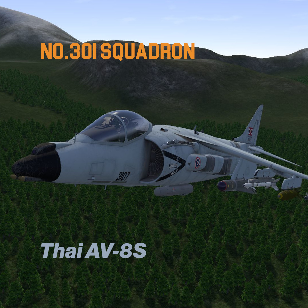 No. 301 sqn Thai AV-8S #3107