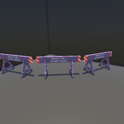 Police barricade x3 preview