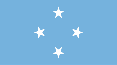 The flag of Micronesia