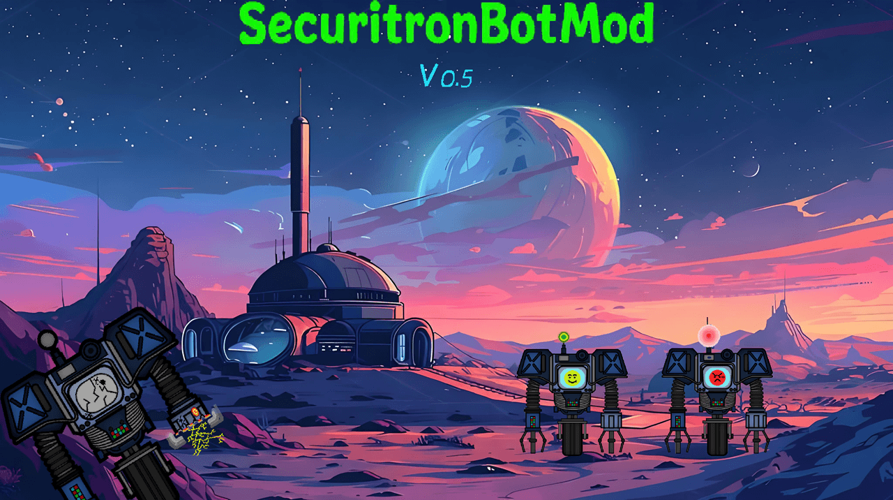 Hancoor Securitron Bot MOD mod preview for RimWorld