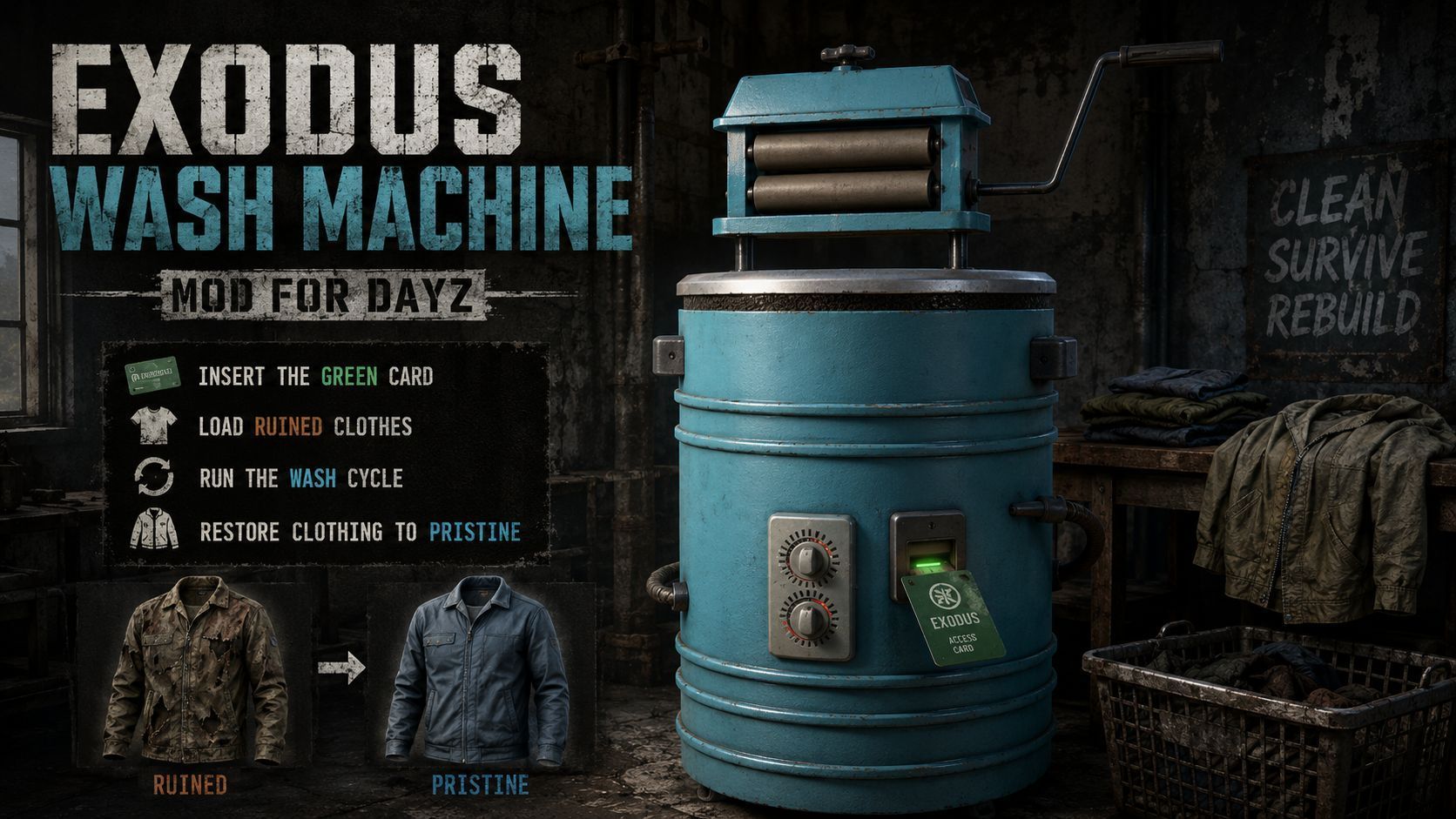 Exodus washing machine