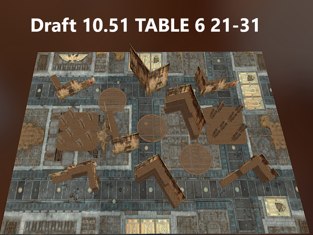 TABLE 6 21-31 Draft 10.6