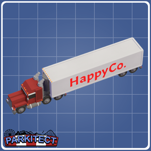 Red Semi Truck (Trailer)