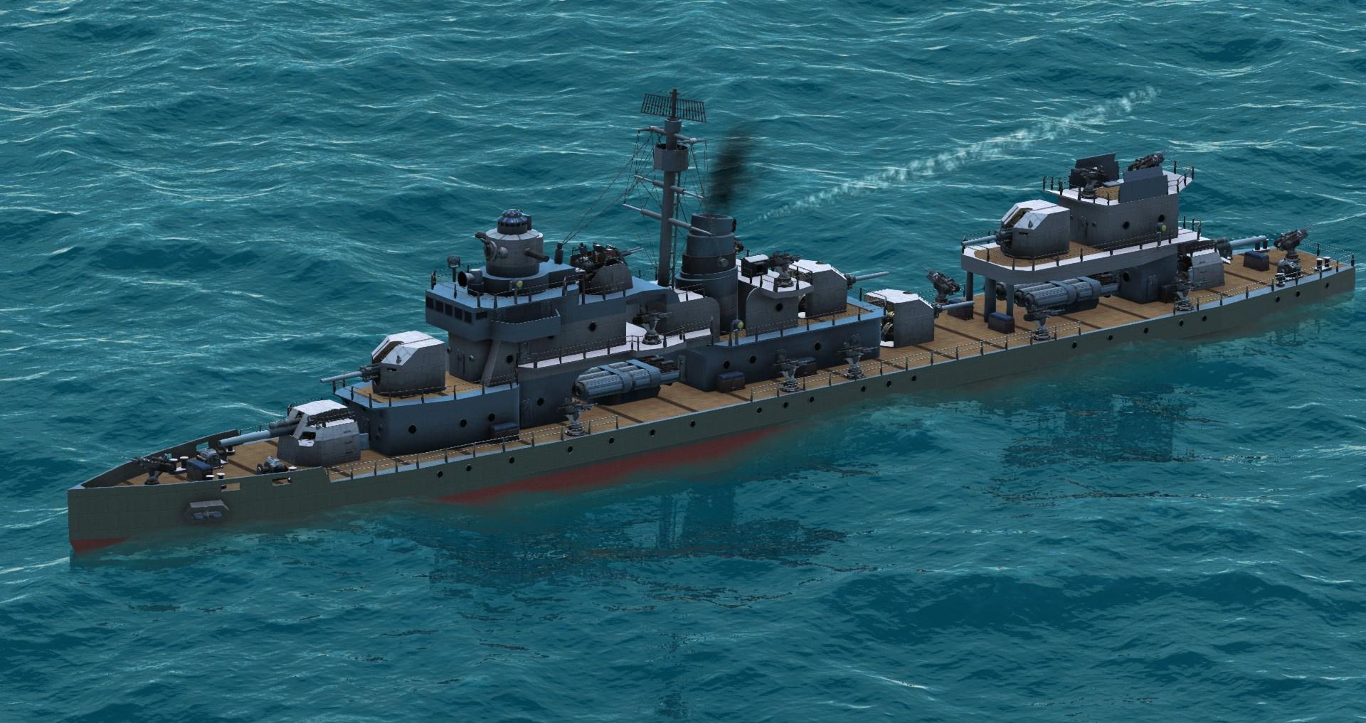 CLB-INTH·1 Plotoyadnoye-class Destroyer