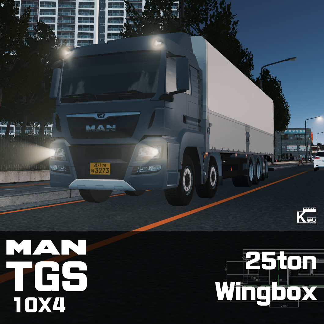 MAN TGS 10X4 Wingbox Truck preview