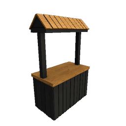 Market Stall- Black