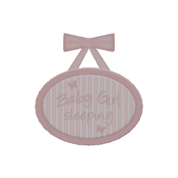 Baby Plaque- Pink