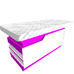 MED Exam Table_Padded Pink
