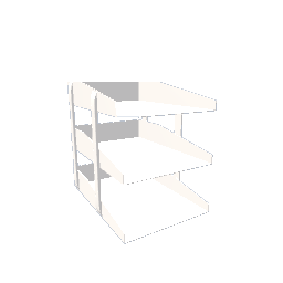 Desk Paper Holder- White