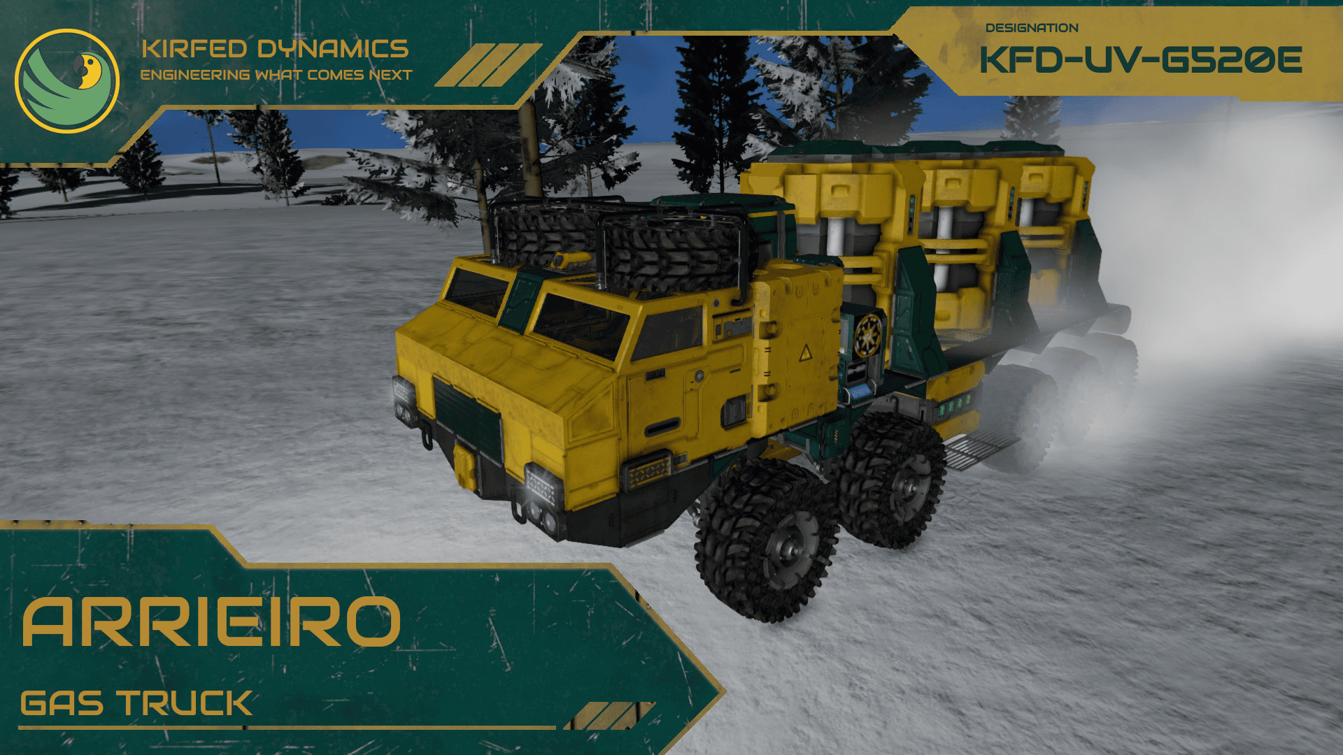 Arrieiro G520E - Gas Rover Truck